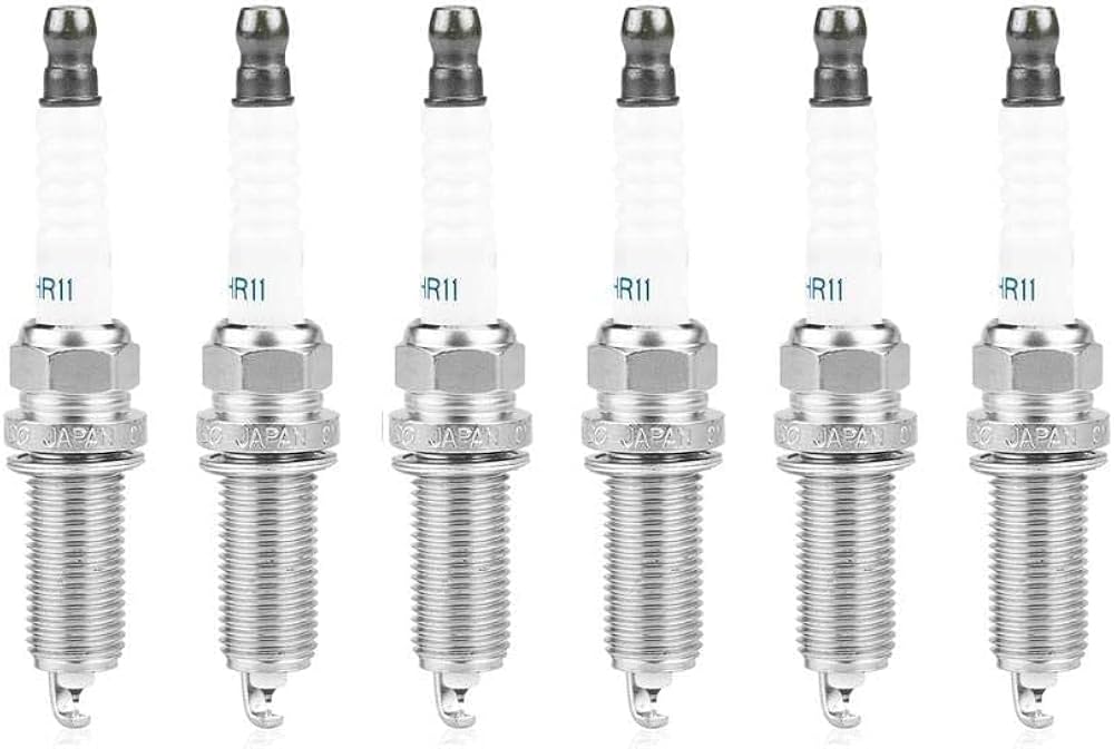 22401-EW61C Spark Plugs 6pcs Iridium Compatible with Nissa-n